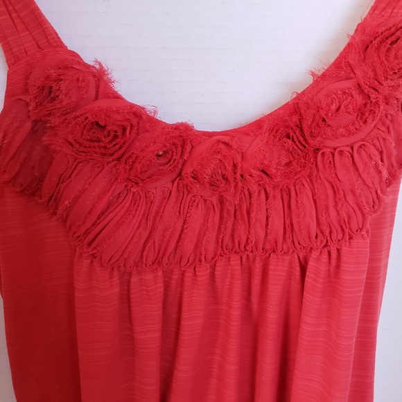 L Sleeveless tank top Orange - Picture 3 of 5